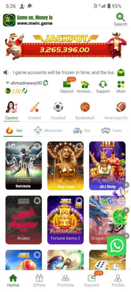 mwin Game Download